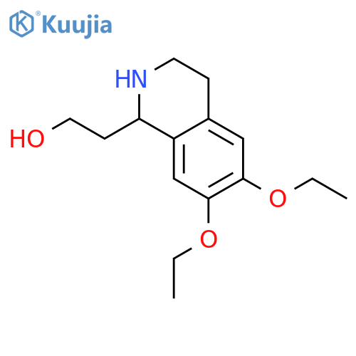 2-(6,7-DIETHOXY-1,2,3,4-TETRAHYDRO-ISOQUINOLIN-1-YL)-ETHANOL structure