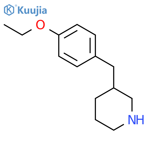 3-(4-Ethoxybenzyl)piperidine structure