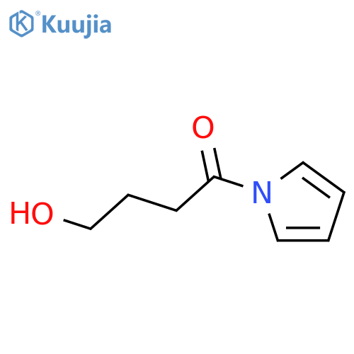 1H-Pyrrole, 1-(4-hydroxy-1-oxobutyl)- structure