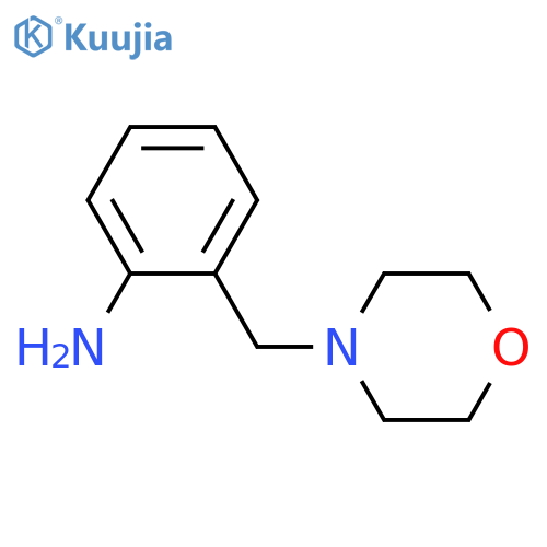 2-[(morpholin-4-yl)methyl]aniline structure