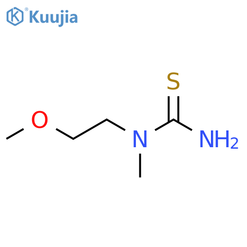 1-(2-methoxyethyl)-1-methylthiourea structure