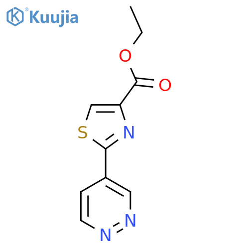 Ethyl 2-(pyridazin-4-yl)thiazole-4-carboxylate structure