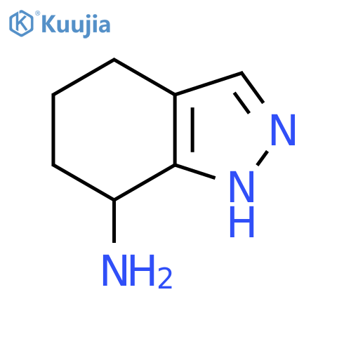 4,5,6,7-tetrahydro-1H-indazol-7-amine structure