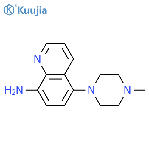 8-Quinolinamine,5-(4-methyl-1-piperazinyl)- structure