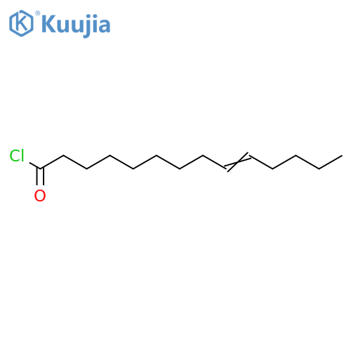 Tetradec-9-enoyl chloride structure