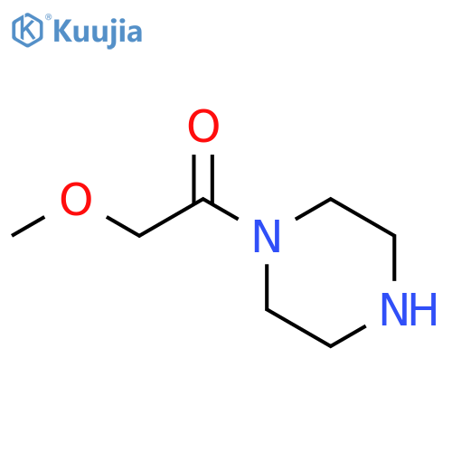 2-methoxy-1-(piperazin-1-yl)ethan-1-one structure