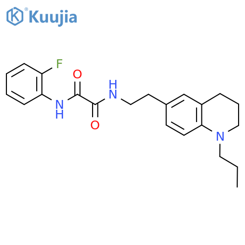 N'-(2-fluorophenyl)-N-2-(1-propyl-1,2,3,4-tetrahydroquinolin-6-yl)ethylethanediamide structure