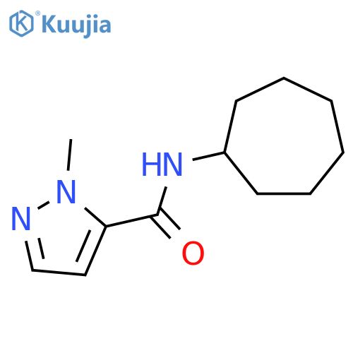 2-Methyl-2H-pyrazole-3-carboxylic acid cycloheptylamide structure