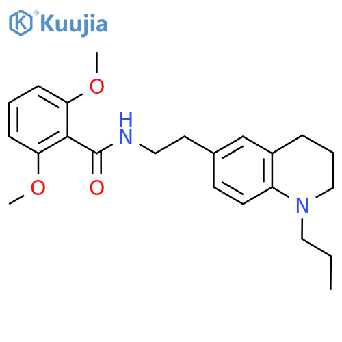 2,6-dimethoxy-N-2-(1-propyl-1,2,3,4-tetrahydroquinolin-6-yl)ethylbenzamide structure