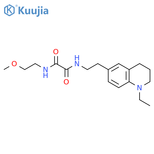 N'-2-(1-ethyl-1,2,3,4-tetrahydroquinolin-6-yl)ethyl-N-(2-methoxyethyl)ethanediamide structure