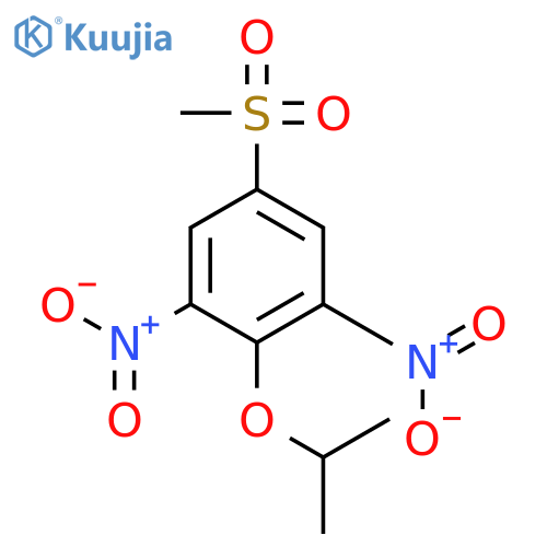 Benzene, 2-(1-methylethoxy)-5-(methylsulfonyl)-1,3-dinitro- structure