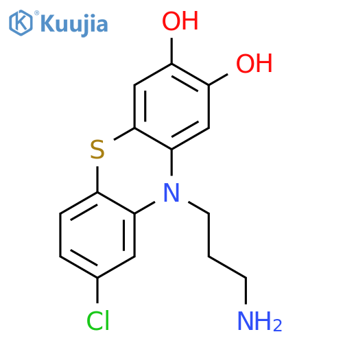 10H-Phenothiazine-2,3-diol,10-(3-aminopropyl)-8-chloro- structure