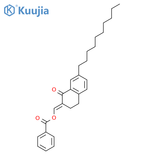 1(2H)-Naphthalenone, 2-[(benzoyloxy)methylene]-7-decyl-3,4-dihydro- structure