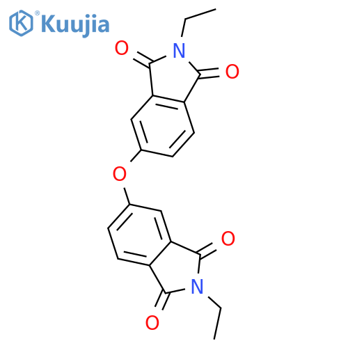 1H-Isoindole-1,3(2H)-dione, 5,5'-oxybis[2-ethyl- structure