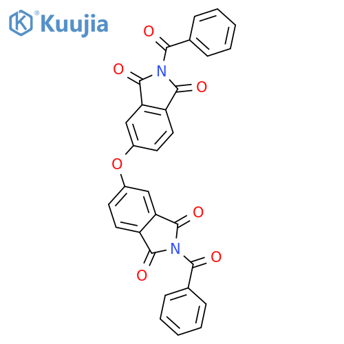 1H-Isoindole-1,3(2H)-dione, 5,5'-oxybis[2-benzoyl- structure