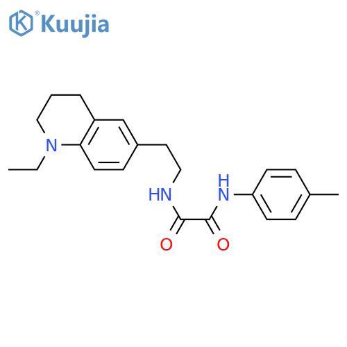 N-2-(1-ethyl-1,2,3,4-tetrahydroquinolin-6-yl)ethyl-N'-(4-methylphenyl)ethanediamide structure