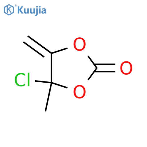 4-Chloro-4-methyl-5-methylene-1,3-dioxolan-2-one (~90%) structure