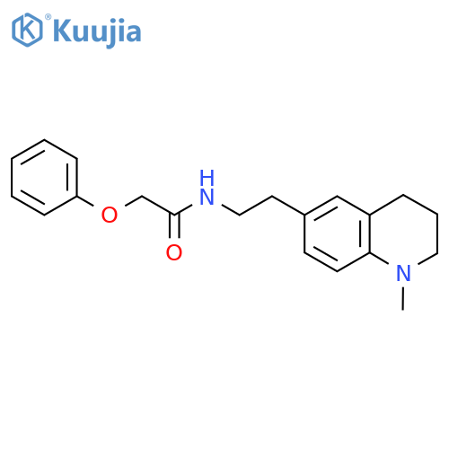 N-2-(1-methyl-1,2,3,4-tetrahydroquinolin-6-yl)ethyl-2-phenoxyacetamide structure