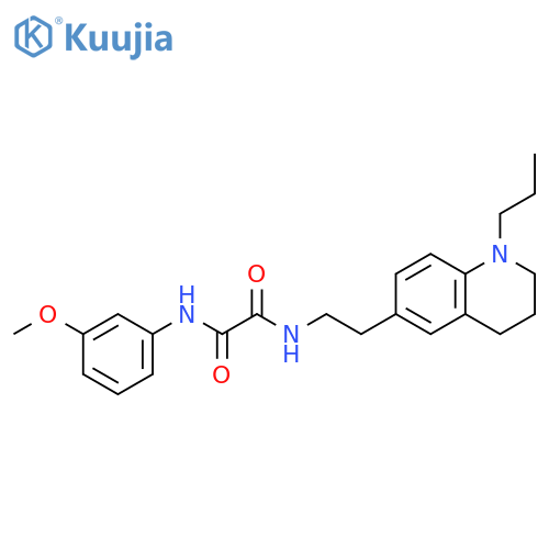 N'-(3-methoxyphenyl)-N-2-(1-propyl-1,2,3,4-tetrahydroquinolin-6-yl)ethylethanediamide structure