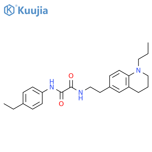 N'-(4-ethylphenyl)-N-2-(1-propyl-1,2,3,4-tetrahydroquinolin-6-yl)ethylethanediamide structure