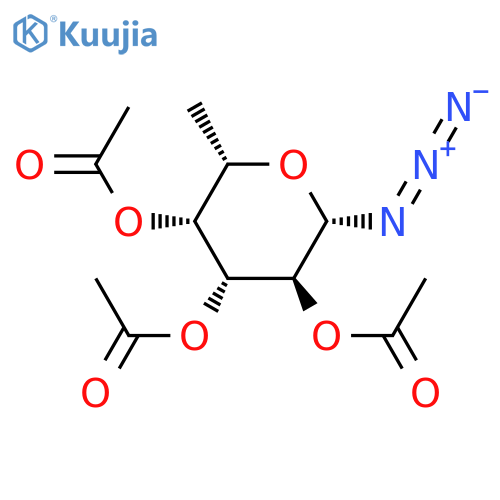 2,3,4-Tri-O-acetyl-b-L-fucopyranosyl azide structure