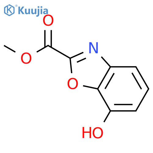 Benzoxazolecarboxylic acid, 7-hydroxy-, methyl ester structure
