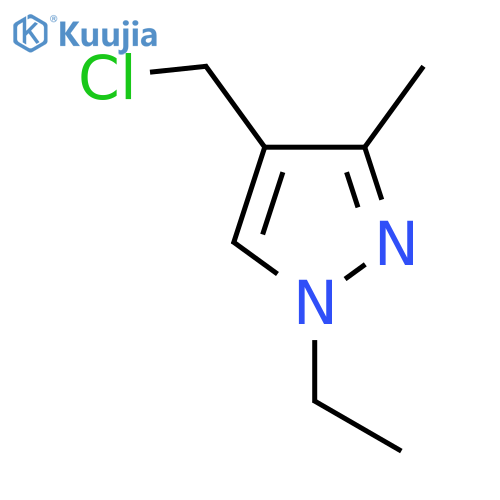 4-(Chloromethyl)-1-ethyl-3-methyl-1H-pyrazole structure
