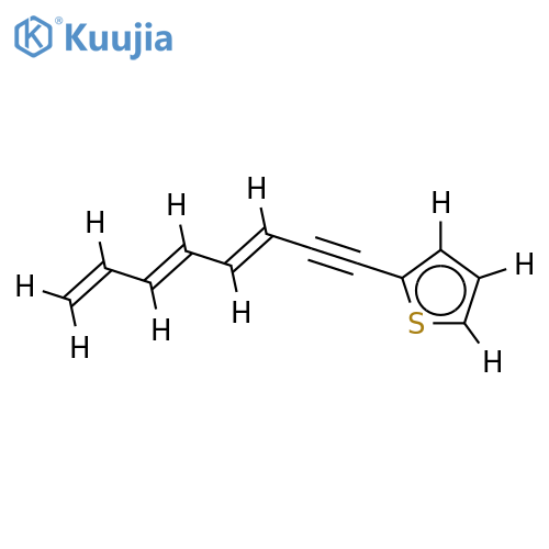 2-(Octatrien-(3',5',7')-in-(1')-yl)-thiophen structure