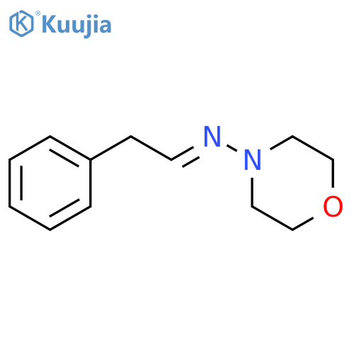 4-Morpholinamine, N-(2-phenylethylidene)- structure