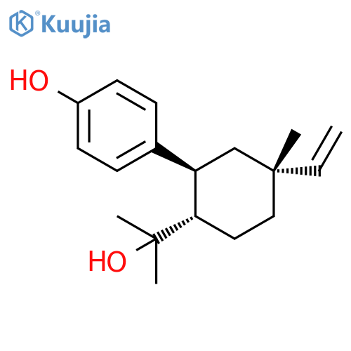 Phenol, 4-[(1S,2S,5R)-5-ethenyl-2-(1-hydroxy-1-methylethyl)-5-methylcyclohexyl]- structure