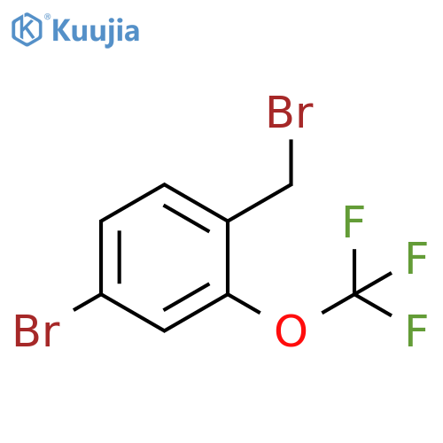 4-bromo-1-(bromomethyl)-2-(trifluoromethoxy)benzene structure