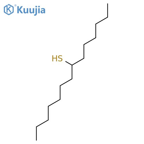 7-Tetradecanethiol structure