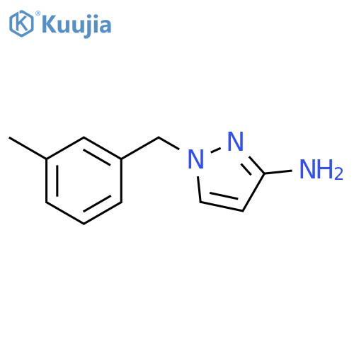 1-(3-Methylbenzyl)-1H-pyrazol-3-amine structure