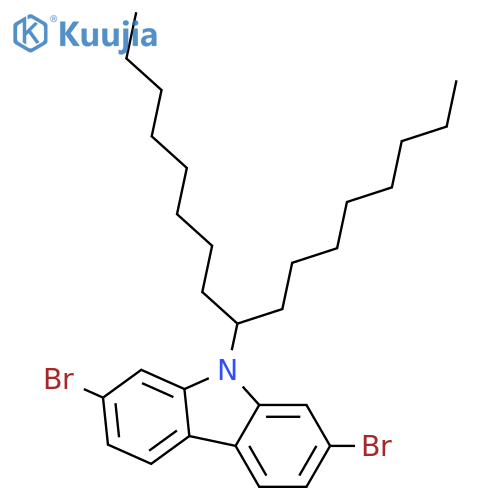 2,7-Dibromo-9-(1-octylnonyl)-9H-carbazole structure