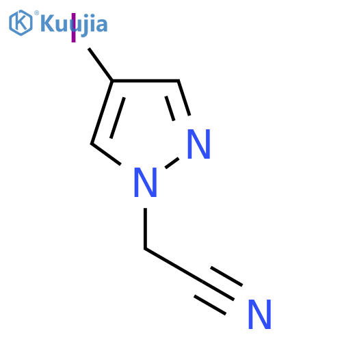 2-(4-iodo-1H-pyrazol-1-yl)acetonitrile structure