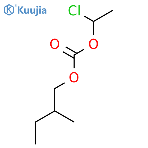 Carbonic acid, 1-chloroethyl 2-methylbutyl ester structure