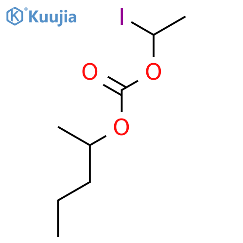 Carbonic acid, 1-iodoethyl 1-methylbutyl ester structure
