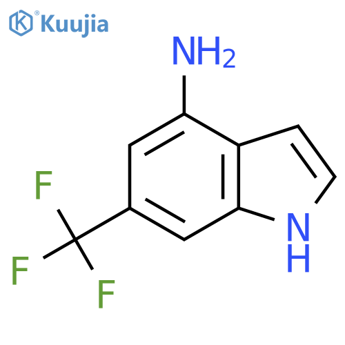 1H-Indol-4-amine, 6-(trifluoromethyl)- structure