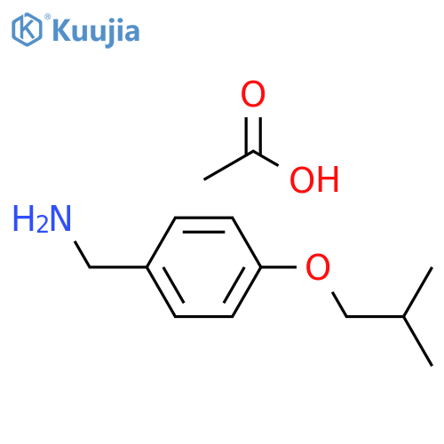 4-Isobutoxybenzylamine Acetate structure