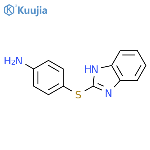 4-(1H-1,3-Benzodiazol-2-ylsulfanyl)aniline structure