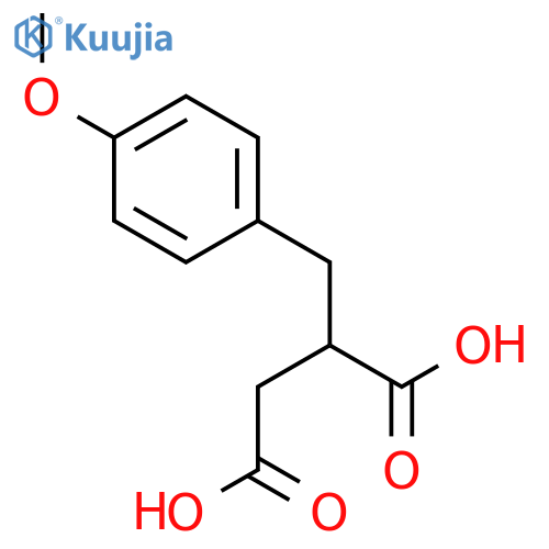 2-(4-Methoxybenzyl)succinic acid structure