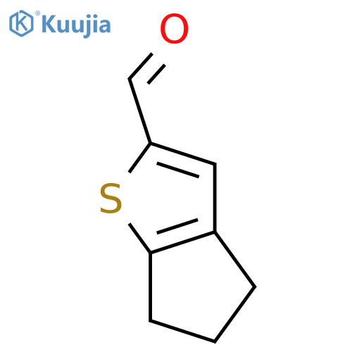 4H,5H,6H-cyclopenta[b]thiophene-2-carbaldehyde structure