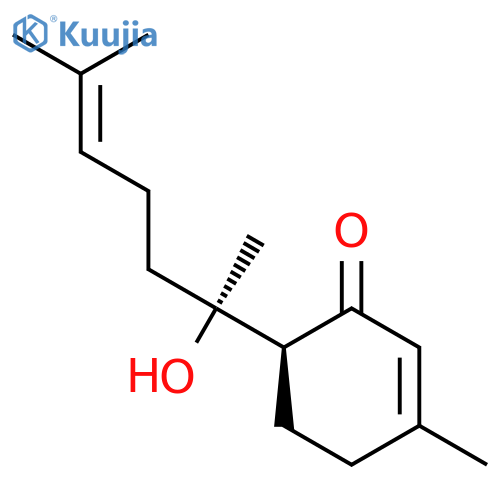 2-Cyclohexen-1-one,6-[(1S)-1-hydroxy-1,5-dimethyl-4-hexen-1-yl]-3-methyl-, (6S)- structure