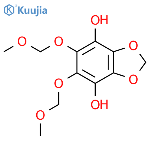 5,6-Bis(methoxymethoxy)-1,3-benzodioxole-4,7-diol structure