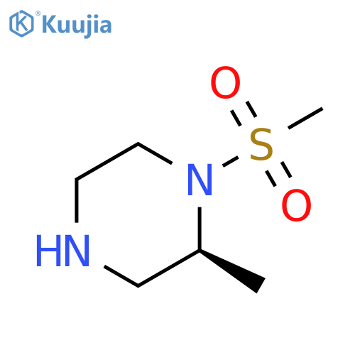 (2S)-1-methanesulfonyl-2-methylpiperazine structure