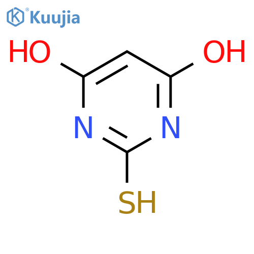 2-Mercaptopyrimidine-4,6-diol structure