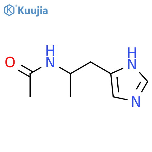 Acetamide,N-[2-(1H-imidazol-5-yl)-1-methylethyl]- structure
