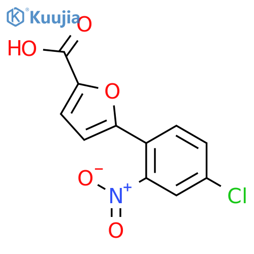 5-(4-Chloro-2-nitrophenyl)furan-2-carboxylic Acid structure