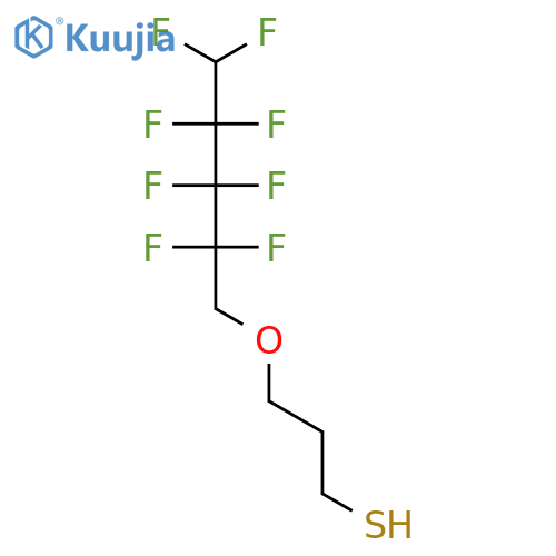 1-Propanethiol, 3-[(2,2,3,3,4,4,5,5-octafluoropentyl)oxy]- structure