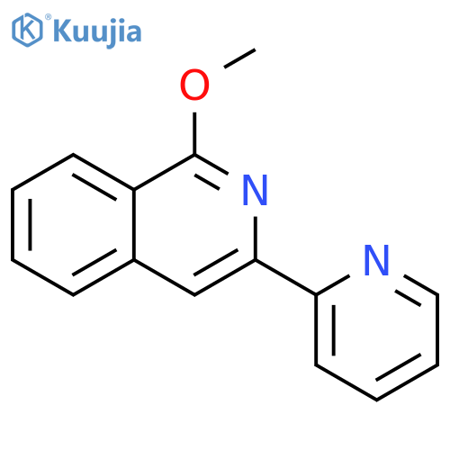 Isoquinoline, 1-methoxy-3-(2-pyridinyl)- structure